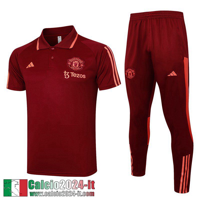 Manchester United Polo Shirts Uomo 2023 2024 E15