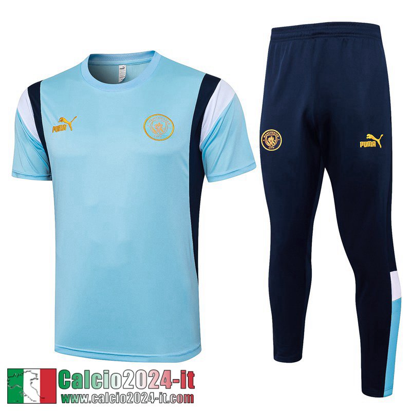 Manchester City Tute Calcio T Shirt Uomo 2023 2024 A216