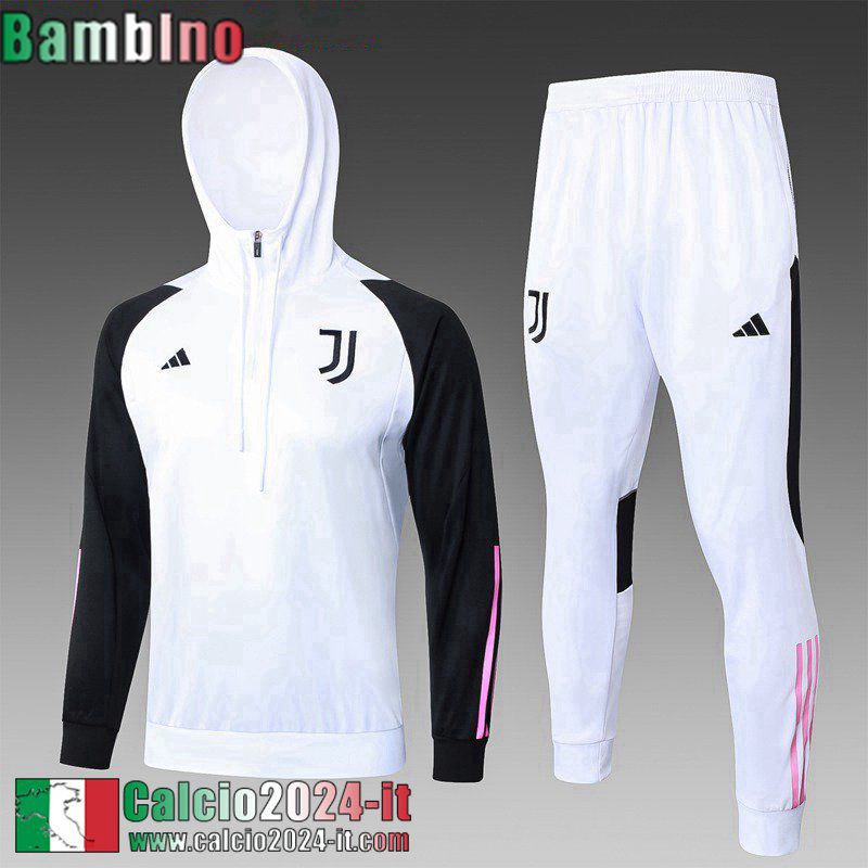 Juventus KIT: Felpa Sportswear Bambini 2023 2024 C136