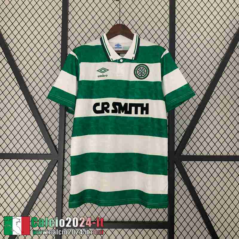 Celtic Retro Maglia Calcio Prima Uomo 89-91 FG420