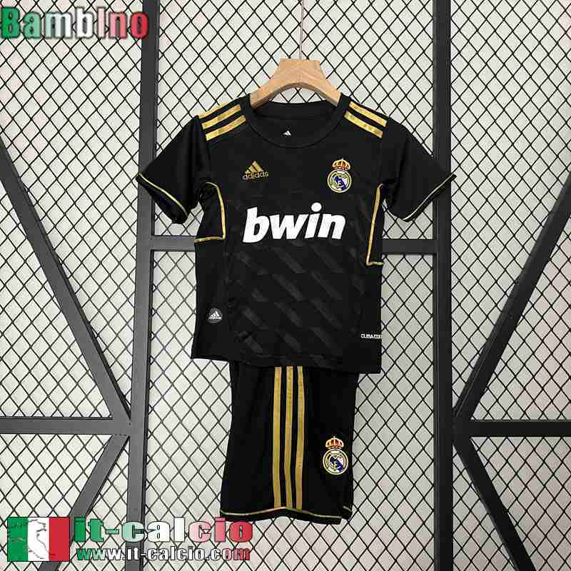 Real Madrid Retro Maglia Calcio Seconda Bambini 11 12