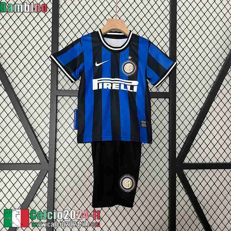 Inter Milan Retro Maglia Calcio Prima Bambini 09 10