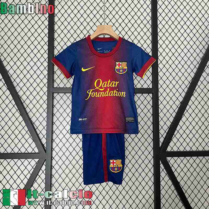 Barcellona Retro Maglia Calcio Prima Bambini 12 13