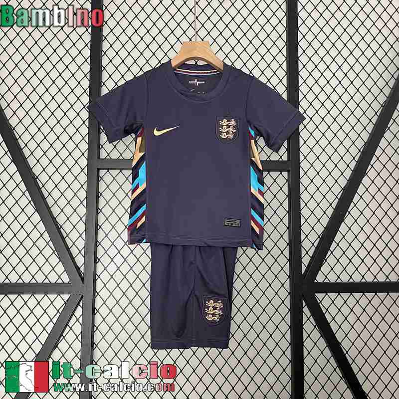 Inghilterra Retro Maglia Calcio Seconda Bambini 2024