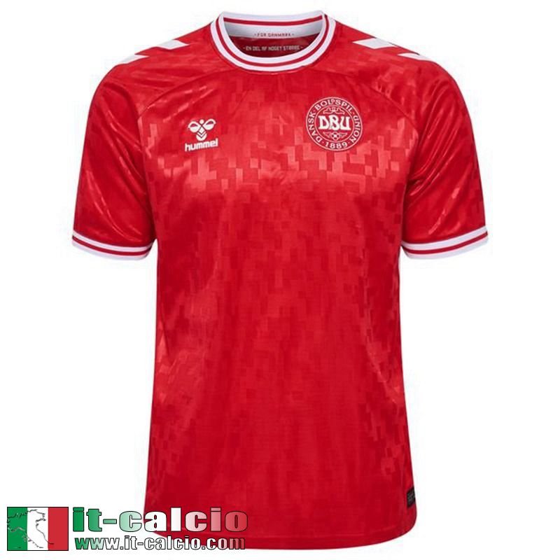 Denmark Maglia Calcio Prima Uomo EURO 2024