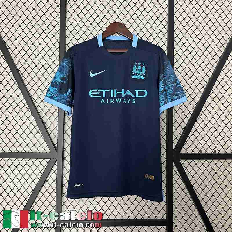 Manchester City Retro Maglia Calcio Seconda Uomo 15 16 FG428