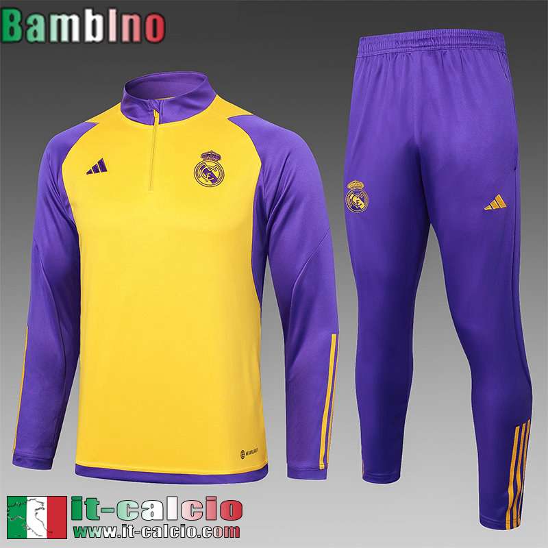 Real Madrid KIT: Full Zip Giacca Bambini 23 24 C198