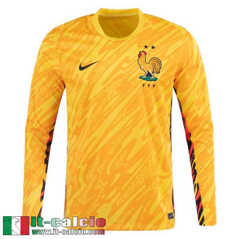 Francia Maglia Calcio Portiere Uomo EURO 2024 TBB321