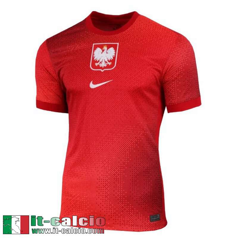 Pologne Maglia Calcio Seconda Uomo EURO 2024