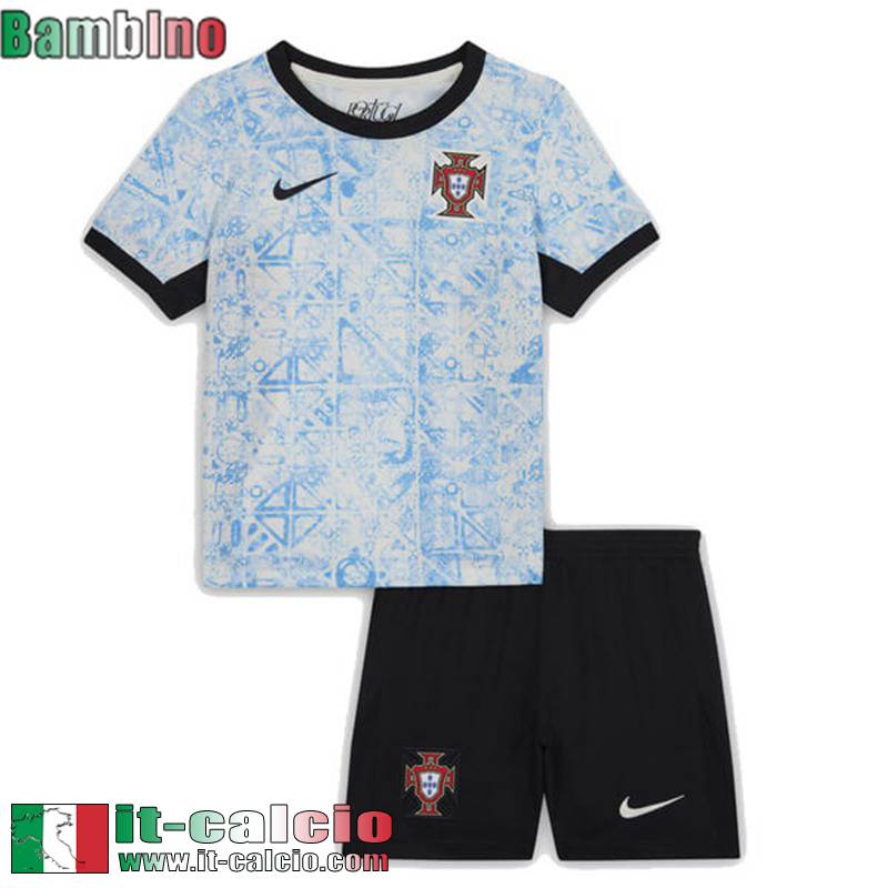 Portogallo Maglia Calcio Seconda Bambini EURO 2024