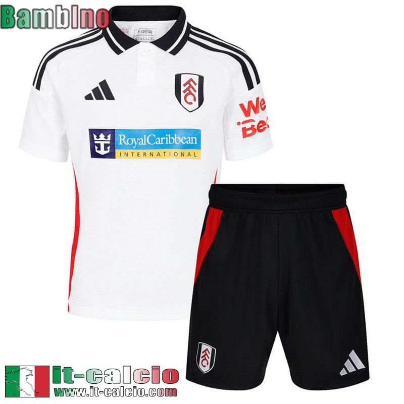 Maglia Calcio Fulham Prima Bambini 2024 2025