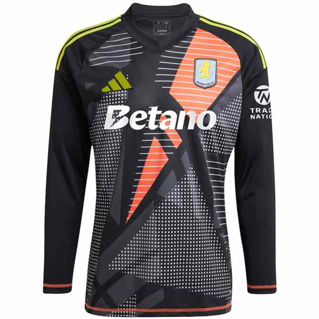 Maglia Calcio Aston Villa Portieri Manga Larga Uomo 2024 2025