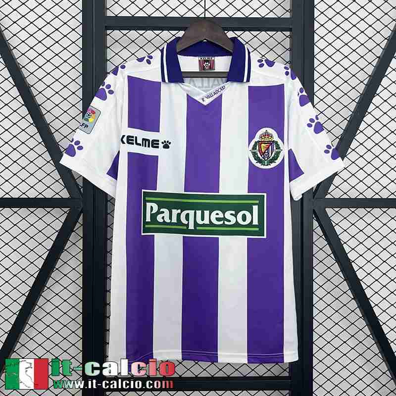 Retro Maglia Calcio Valladolid Prima Uomo 95 96 FG643