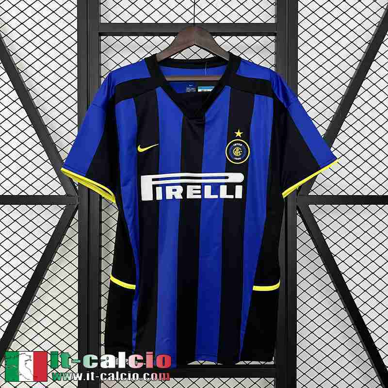 Retro Maglia Calcio Inter Milan Prima Uomo 02 03 FG650