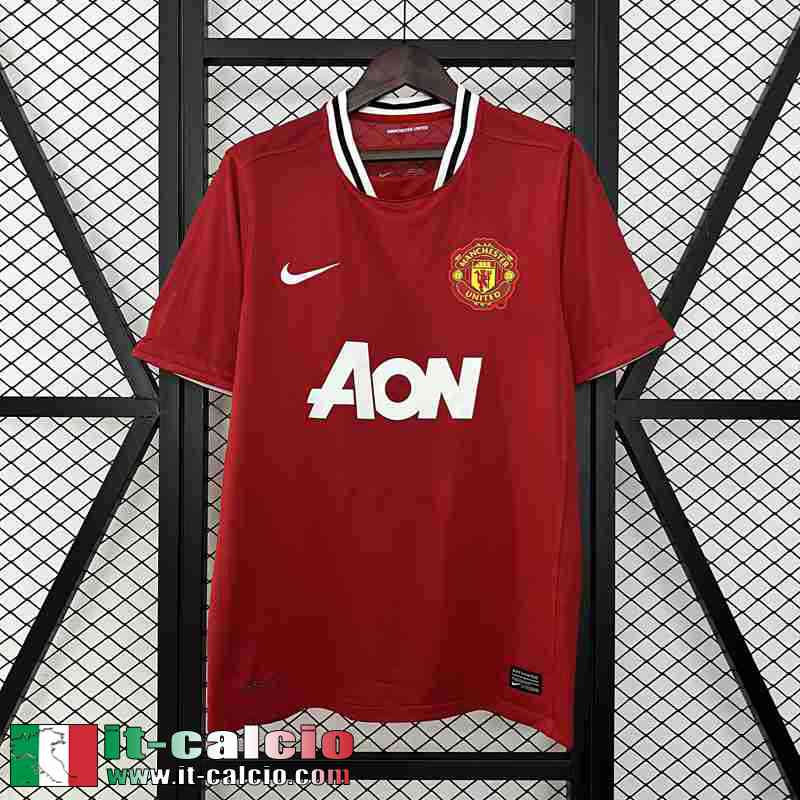 Retro Maglia Calcio Manchester United Prima Uomo 11 12 FG654
