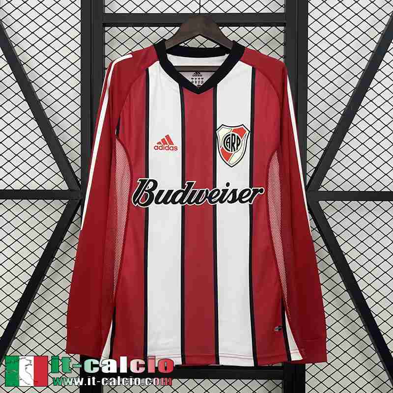 Retro Maglia Calcio River Plate Seconda Uomo Manga Larga 03 04 FG676