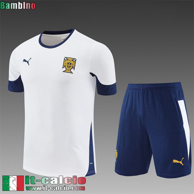 Magliette a maniche Portogallo Bambini 2024 2025 H402