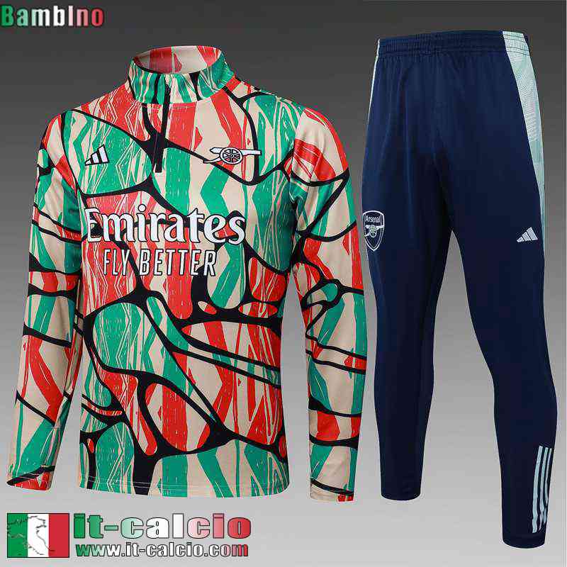 KIT: Tute Calcio Arsenal Bambini 2024 2025 C602