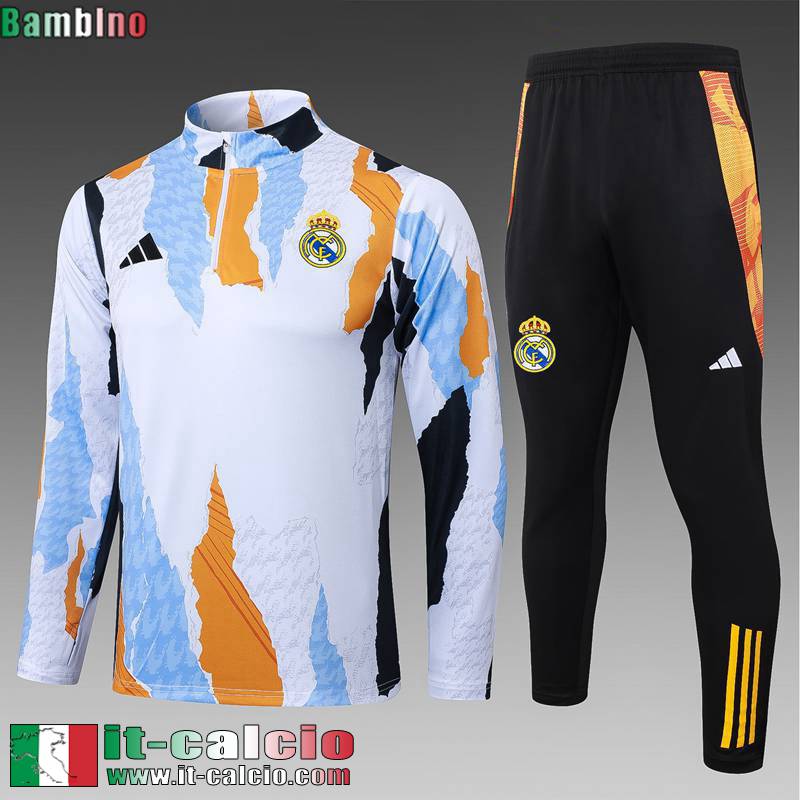 KIT: Tute Calcio Real Madrid Bambini 2024 2025 C605