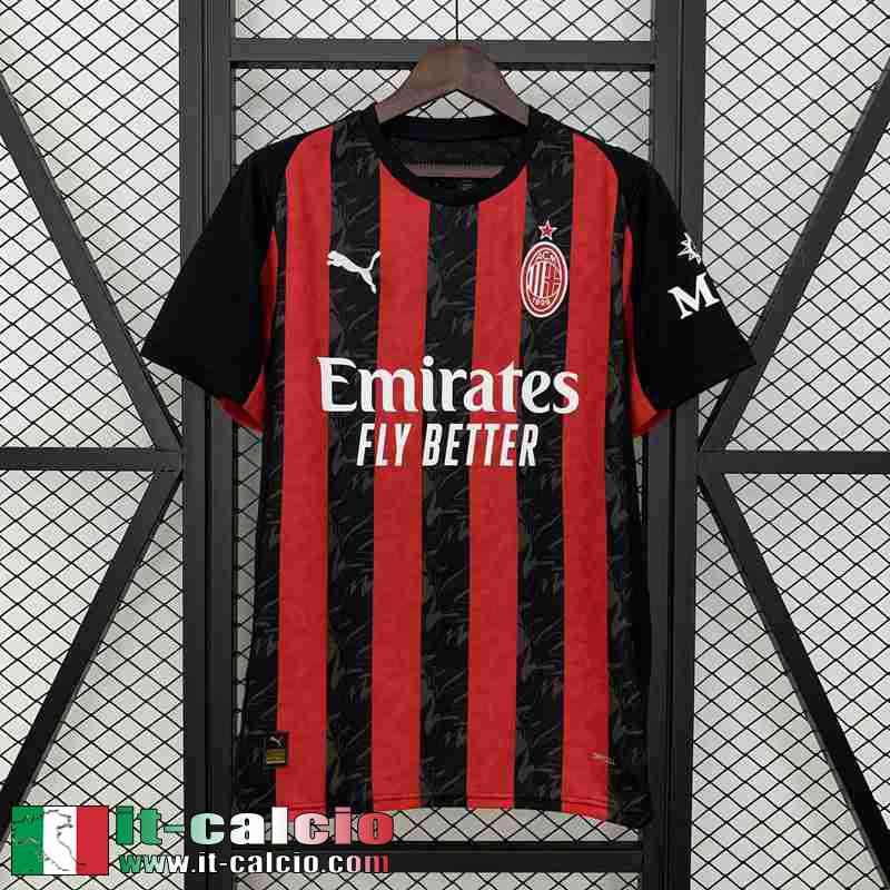 Maglia Calcio AC Milan Prima Uomo 2025 2026