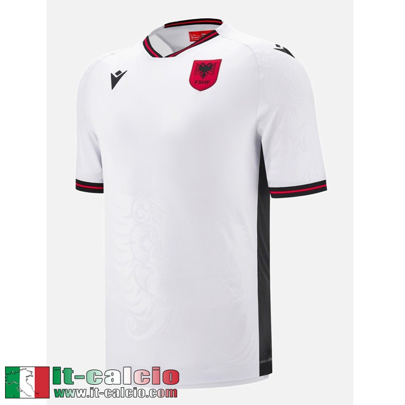 Maglia Calcio Albania Seconda Uomo 2025 2026