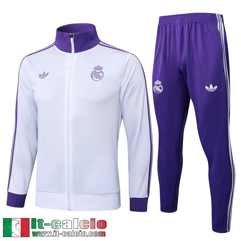 Full-Zip Giacca Real Madrid Uomo 2024 2025 B443