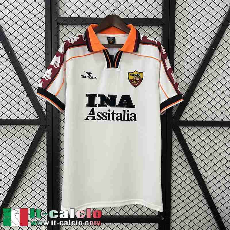 Retro Maglia Calcio Roma Seconda Uomo 98 99 FG712