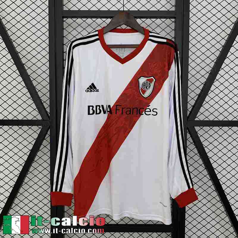 Retro Maglia Calcio River Plate Prima Uomo Manga Larga 13 14 FG727