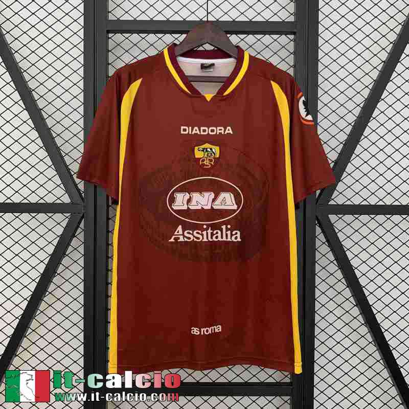 Retro Maglia Calcio Roma Prima Uomo 97 98 FG752