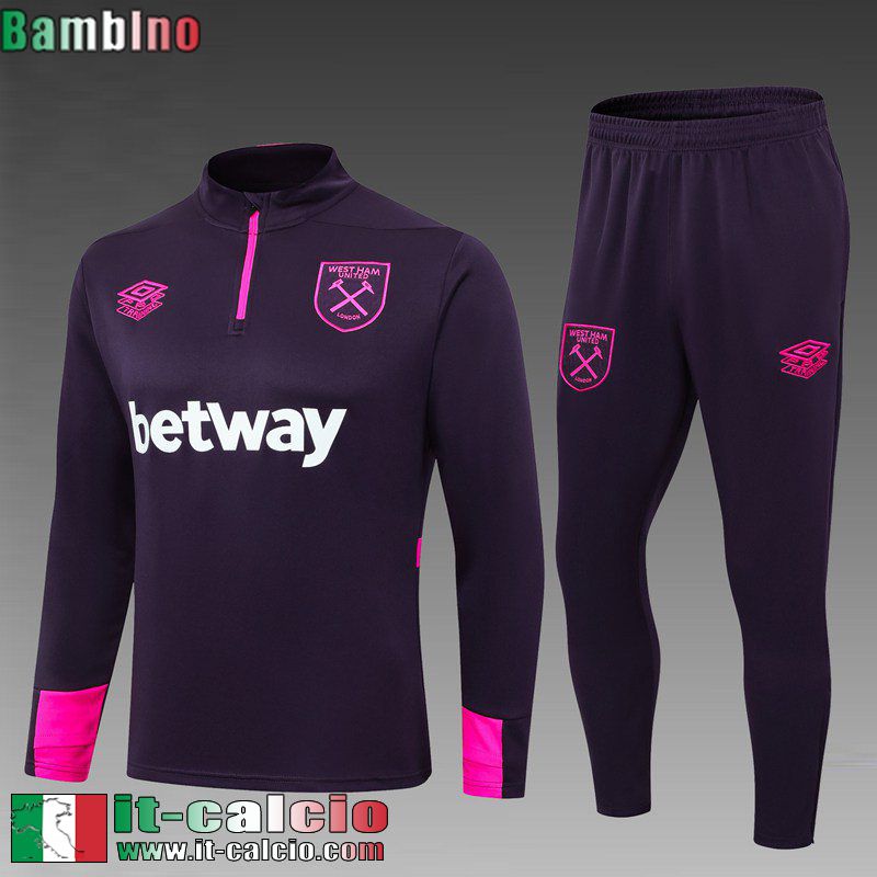 KIT: Tute Calcio West Ham United Bambino 2025 2026 C615
