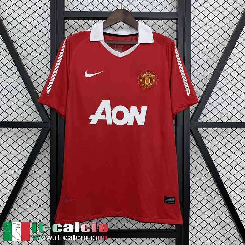 Retro Maglie Calcio Manchester United Prima Uomo 10 11 FG800