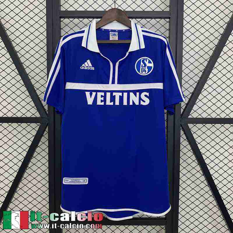 Retro Maglie Calcio Schalke 04 Prima Uomo 01 02 FG806
