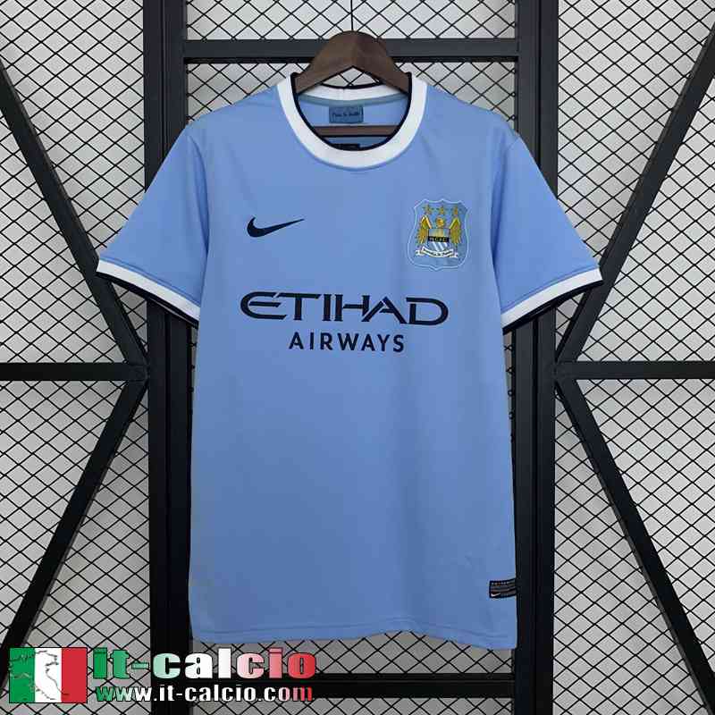 Retro Maglie Calcio Manchester City Prima Uomo 13 14 FG817