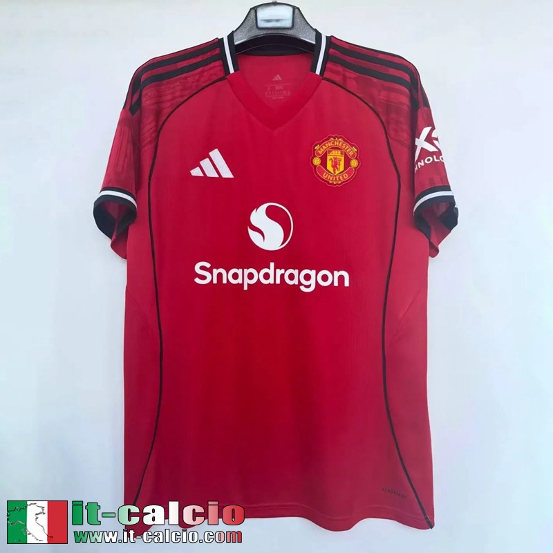Maglie Calcio Manchester United Prima Uomo 25 26