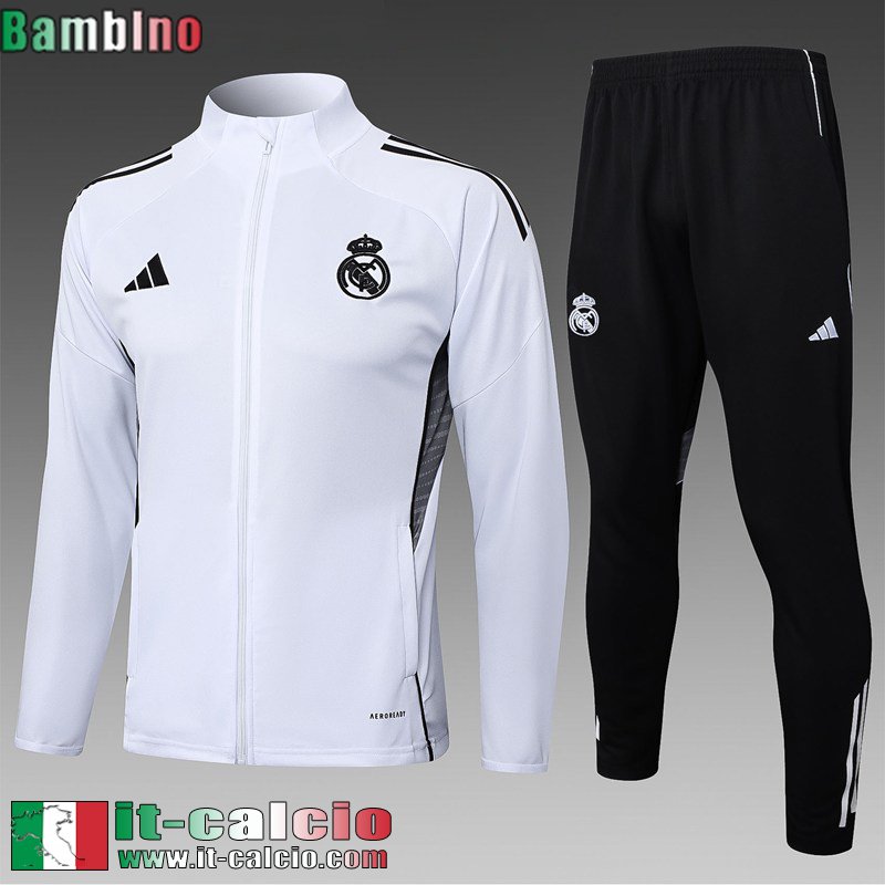 Kit: Full-Zip Giacca Real Madrid Bambino 25 26 C639