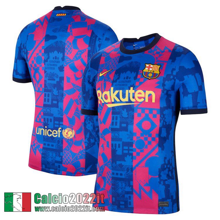 Terza Barcelona Maglia Calcio Uomo 2021 2022