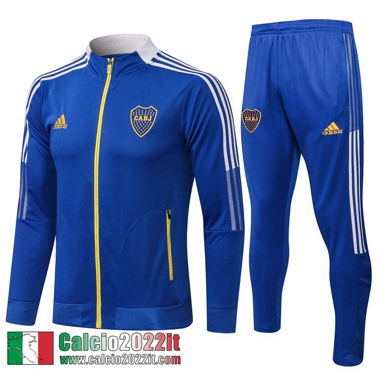 Boca Juniors Full-Zip Giacca blu Uomo 2021 2022 JK147