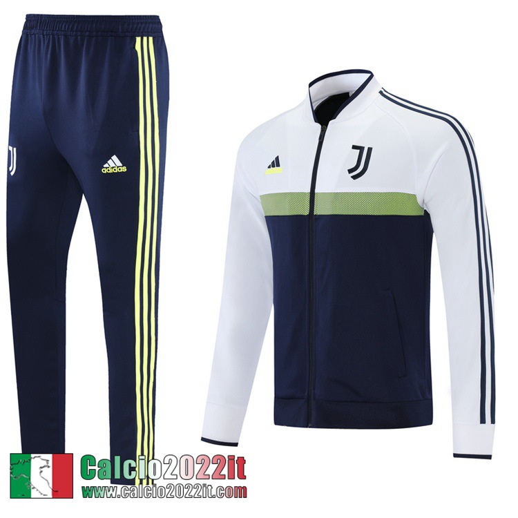 Juventus Full-Zip Giacca Bianco-blu scuro Uomo 2021 2022 JK172