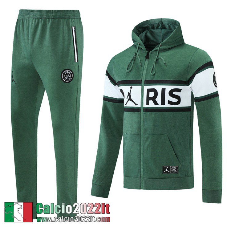 AC Milan Cappuccio Hoodie Giacca verde Uomo 2021 2022 JK191