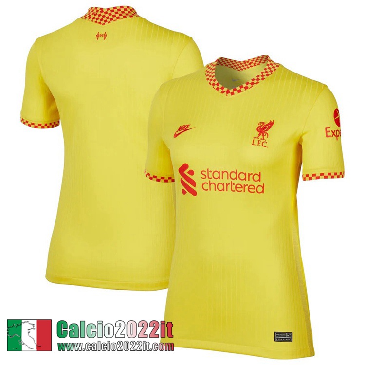 Terza Liverpool Maglia Calcio Donna 2021 2022