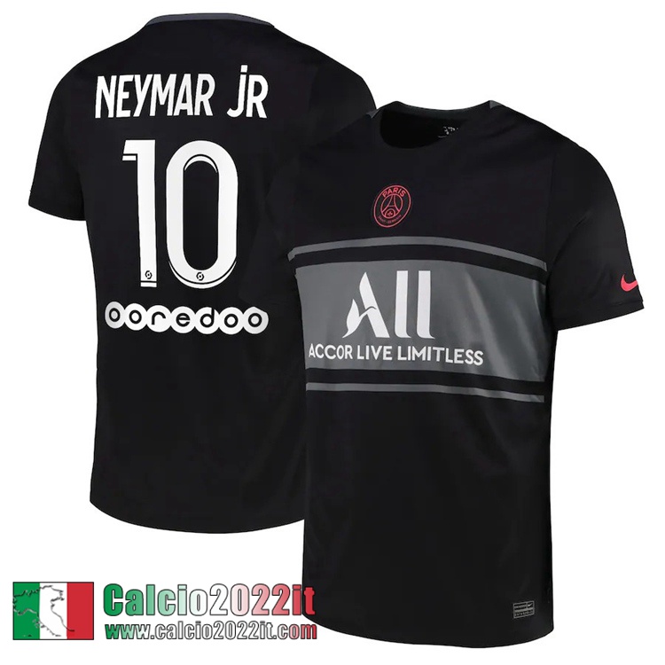 Terza PSG Maglia Calcio Uomo Neymar Jr 10 2021 2022