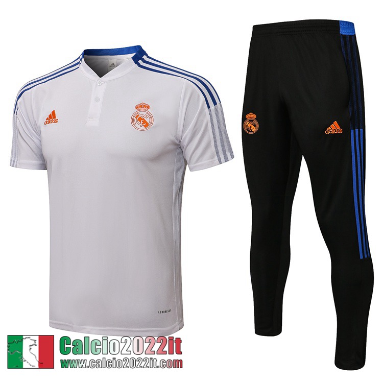 Real Madrid Polo bianca Uomo 2021 2022 PL158