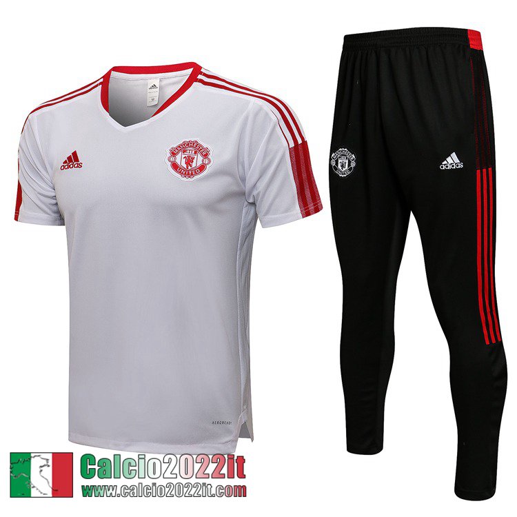 Manchester United T-Shirt bianca Uomo 2021 2022 PL163