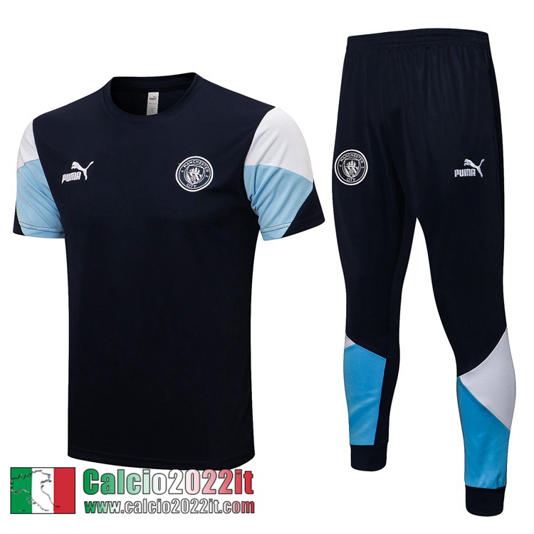 Manchester City T-Shirt blu navy Uomo 2021 2022 PL168