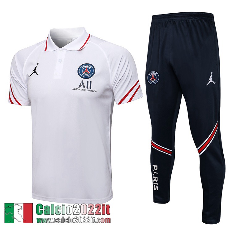 PSG Polo bianca Uomo 2021 2022 PL172