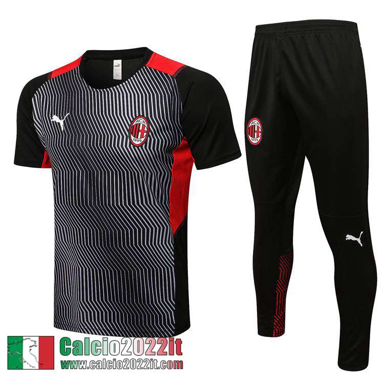 AC Milan T-Shirt nero bianco Uomo 2021 2022 PL176