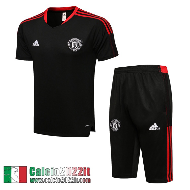 Manchester United T-Shirt Nero Uomo 2021 2022 PL185