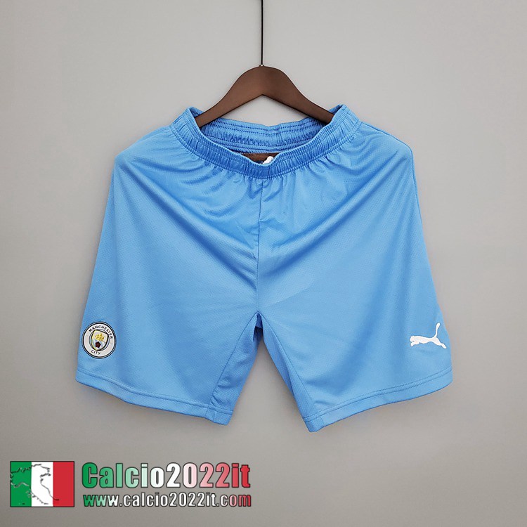 Prima Manchester City Pantaloncini Calcio Uomo 2021 2022 DK78