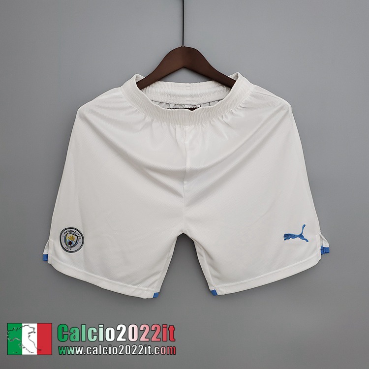 Manchester City Pantaloncini Calcio bianca Uomo 2021 2022 DK79