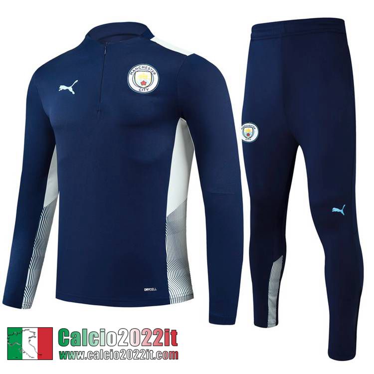 Manchester City Tute Calcio blu navy Uomo 2021 2022 TG122